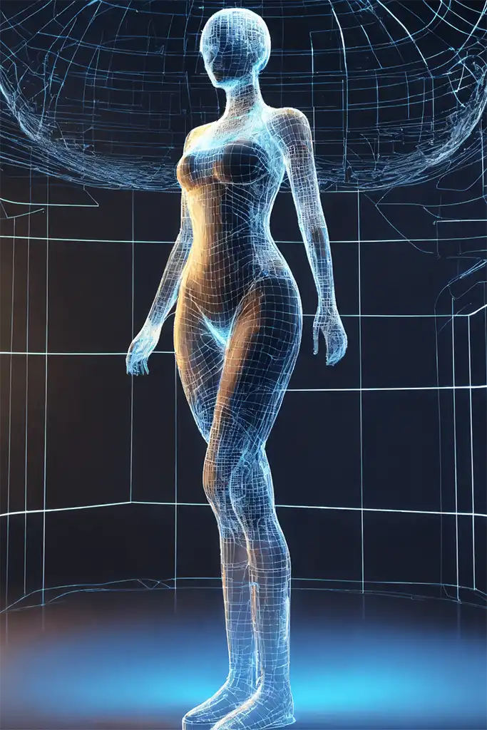 virtual reality human body