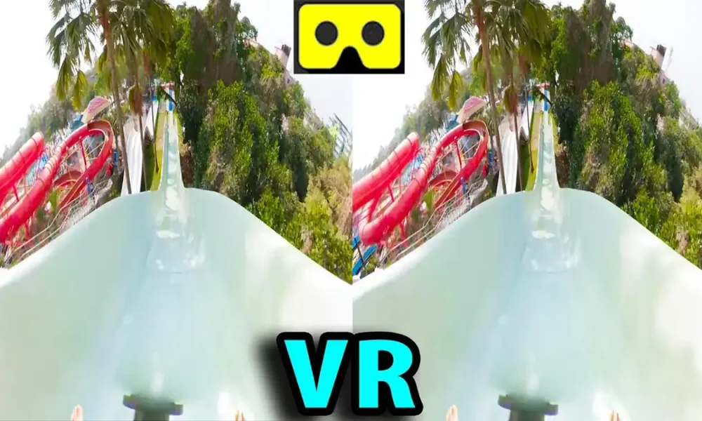 virtual reality split screen